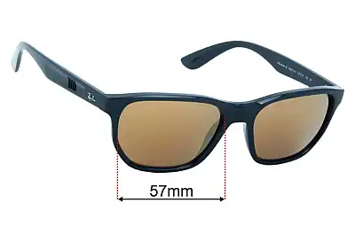 Ray-Ban RB4404-M Scuderia Ferrari Collection Replacement Lenses 57mm wide 