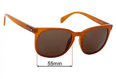 Rip Curl Mysto Lentes de Repuesto 55mm wide 