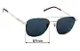 Sunglass Fix Replacement Lenses for Saint Laurent  SL 531 - 57mm Wide 