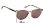 Sunglass Fix Replacement Lenses for Specsavers Just Hype 02 - 50mm Wide 