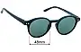 Sunglass Fix Lentilles de Remplacement pour Zenottic BT4203S - 48mm Wide 