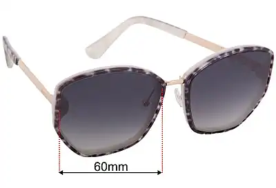 Mimco Arden Replacement Lenses 60mm wide 