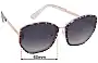 Sunglass Fix Replacement Lenses for Mimco Arden - 60mm Wide 