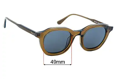 Bailey Nelson  Senna II Replacement Lenses 49mm wide 