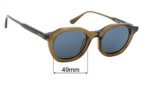 Bailey Nelson  Senna II Replacement Lenses 49mm wide 