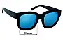 Sunglass Fix Replacement Lenses for Basque  BS1533MB - 50mm Wide 