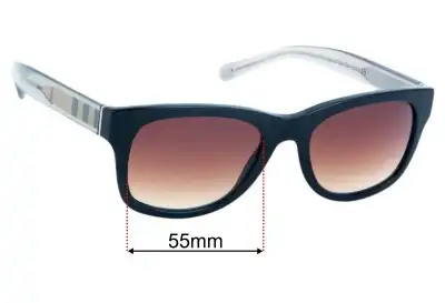 Burberry B 4211 Replacement Lenses 55mm wide 