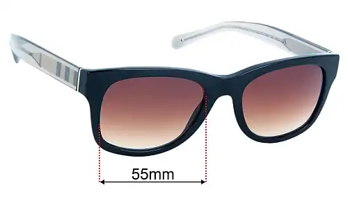 Burberry B 4211 Replacement Lenses 55mm wide 