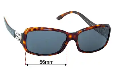 Bvlgari 8021-B Replacement Lenses 56mm wide 