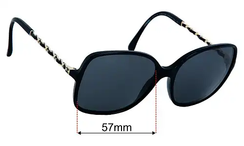 Chanel 5210-Q Replacement Lenses 57mm wide 