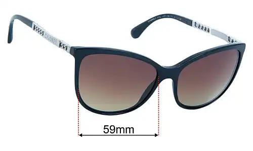 Chanel 5352 Replacement Lenses 59mm wide 