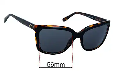 Coach HC8261 Replacement Lenses 56mm wide 