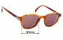 Sunglass Fix Replacement Lenses for David Beckham DB 1160/S - 51mm Wide 