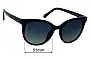 Sunglass Fix Ersatzgläser für Fossil FOS 3094/S - 51mm Wide 