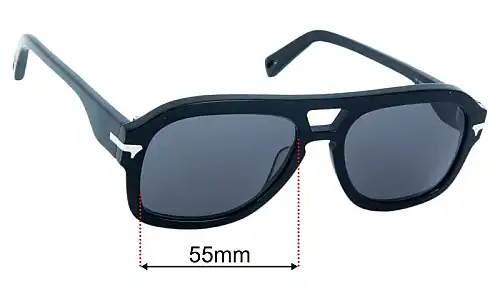 G-Star Raw Fat Tacoma Replacement Lenses 55mm wide 