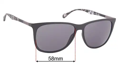 Hugo Boss 0823/S Replacement Lenses 58mm wide 