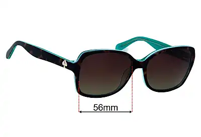Kate Spade Ayleen Replacement Lenses 56mm wide 
