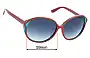 Sunglass Fix Lentes de Repuesto para Marc by Marc Jacobs MMJ 402/F/S - 59mm Wide 