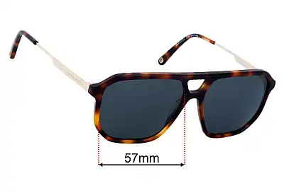 Marcel Ostertag Tumelo R21 Replacement Lenses 57mm wide 