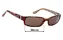 Sunglass Fix Verres de Remplacement pour Maui Jim MJ220 Atoll - 56mm Wide 