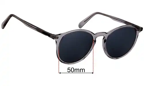 Moncler Violle ML 0213 Replacement Lenses 50mm wide 