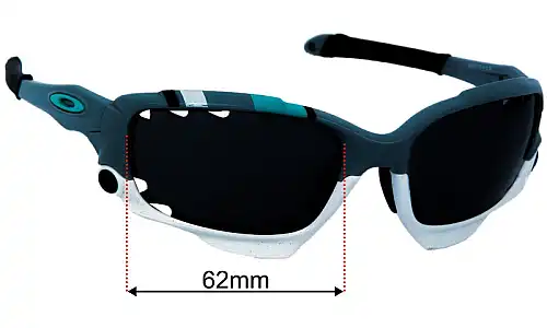 Oakley Racing Jacket OO9171 Replacement Lenses 62mm wide 