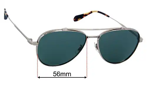 Oliver Peoples OV1266ST Rikson Replacement Lenses 56mm wide 