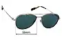 Sunglass Fix Replacement Lenses for Oliver Peoples OV1266ST Rikson - 56mm Wide 