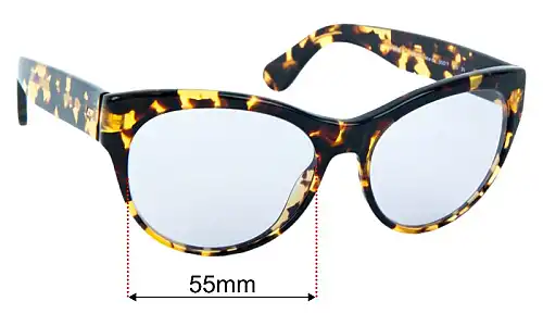 Oliver Peoples OV5208S Mande Replacement Lenses 55mm wide 
