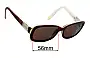 Sunglass Fix Verres de Remplacement pour Oroton  Manzanillo - 56mm Wide 
