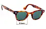 Sunglass Fix Replacement Lenses for Pewpols Arinn - 44mm Wide 