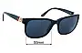 Sunglass Fix Verres de Remplacement pour Polo Polo PH 4066 - 55mm Wide 