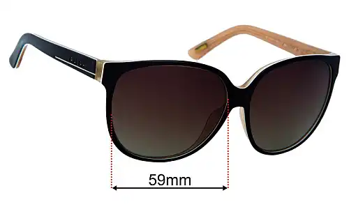 Polo RA 5085 Replacement Lenses 59mm wide 