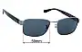 Sunglass Fix Replacement Lenses for Ray-Ban RB3750 - 59mm Wide 