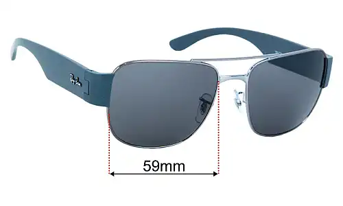 Ray-Ban RB3756 Ersatzlinsen 59mm wide 