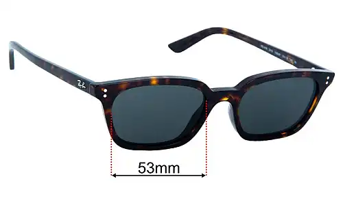Ray-Ban RB4456 Zaya Replacement Lenses 53mm wide 