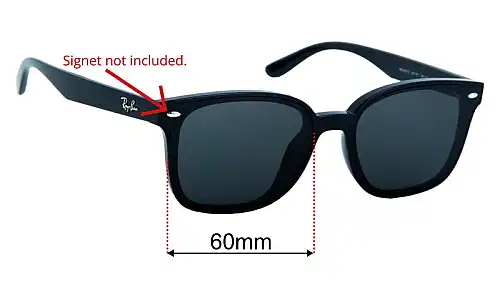 Ray-Ban RB4461D Ersatzgläser 64mm wide 