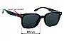 Sunglass Fix Ersatzgläser für Ray-Ban RB4461D - 64mm Wide 