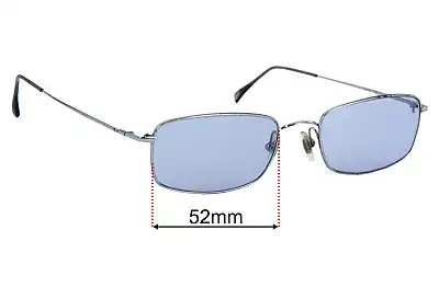 Ray-Ban RB6021 Replacement Lenses 52mm wide 