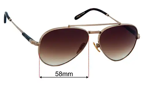 Ray-Ban RB8225 Ersatzlinsen 58mm wide 