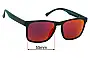 Sunglass Fix Replacement Lenses for Redbull SPECT Eyewear Leap - 55mm Wide 