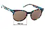Sunglass Fix Replacement Lenses for Roxy Sun Rx 25 - 49mm Wide 