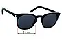 Sunglass Fix Replacement Lenses for Saint Laurent  SL 28 - 51mm Wide 