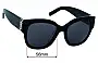 Sunglass Fix Replacement Lenses for Saint Laurent  SL M95/F - 56mm Wide 