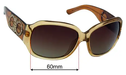 Salvatore Ferragamo 2169-B-A Replacement Lenses 60mm wide 