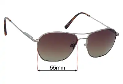 Serengeti Lunger Replacement Lenses 55mm wide 