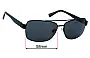 Sunglass Fix Replacement Lenses for Specsavers Flotsam Sun Rx - 58mm Wide 