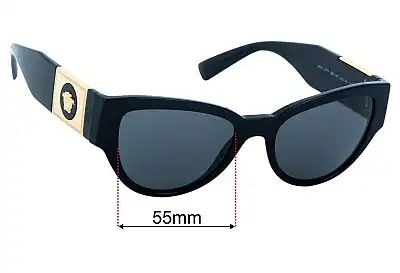 Versace MOD 4398 Lentes de Repuesto 55mm wide 