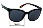 Sunglass Fix Replacement Lenses for Volcom Garden - 56mm Wide 