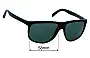 Sunglass Fix Replacement Lenses for Vuarnet VL1308 - 58mm Wide 